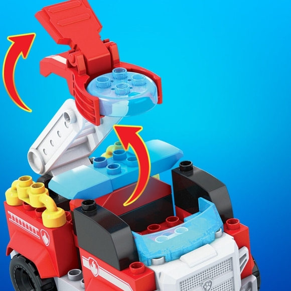 🚒 Mega Bloks PAW Patrol Marshall's City Fire Rescue - New in Box - Picture 6 of 11